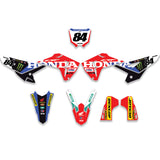 ALL HONDA CR CRF 2026 FACTORY CUSTOM GRAPHICS DECAL KIT