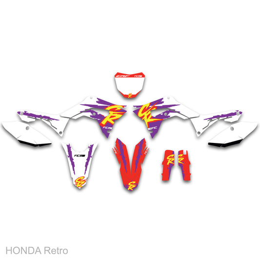 HONDA CRF 450R 2021 - 2023 Retro Graphics Kit