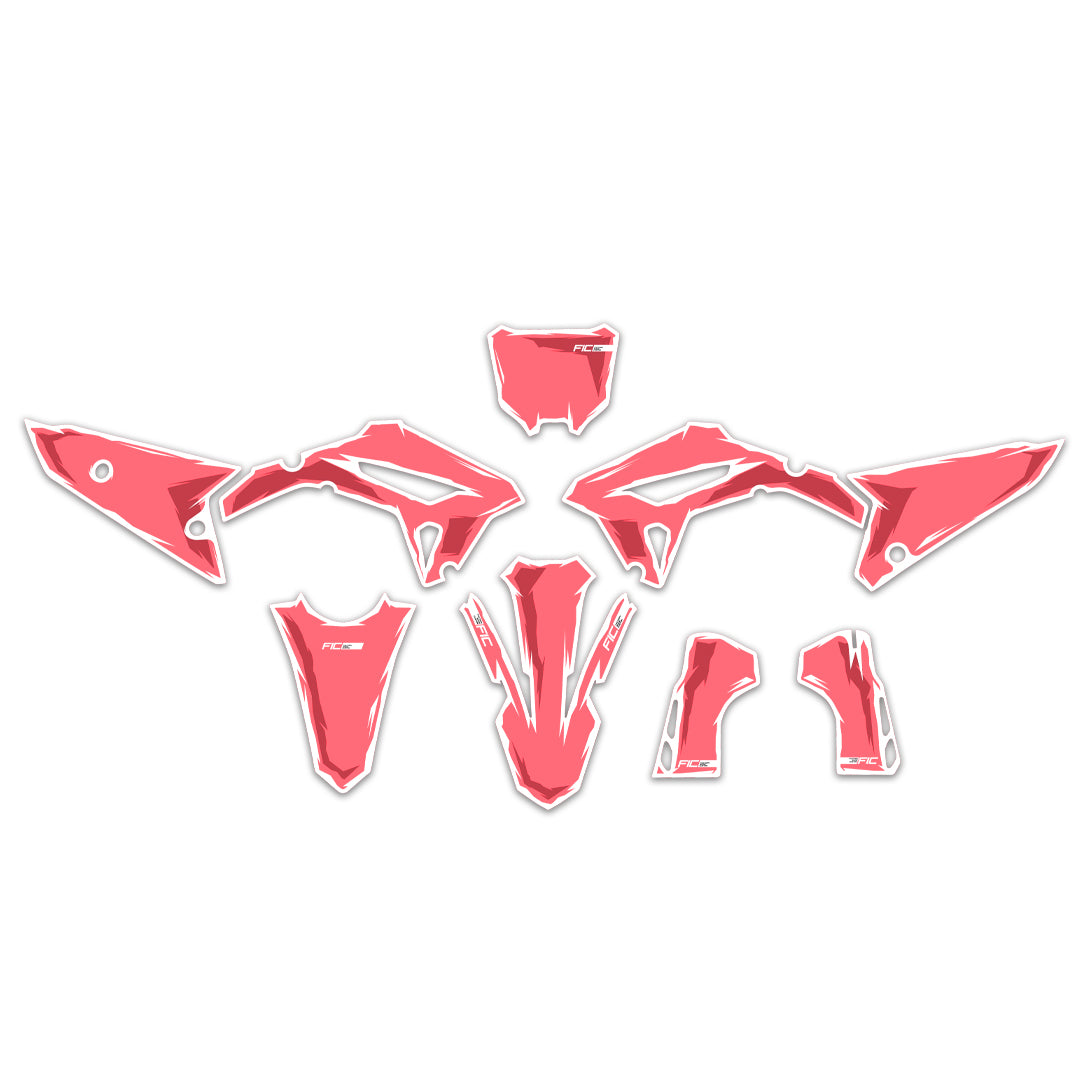 ALL HONDA CUSTOM ILLUSTRATED DESIGN GRAPHICS DECAL KIT