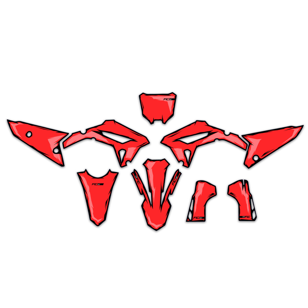 ALL HONDA CUSTOM ILLUSTRATED DESIGN GRAPHICS DECAL KIT