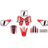 ALL HONDA CR 500 1989 CUSTOM GRAPHICS DECAL KIT