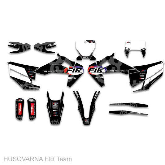 HUSQVARNA TC/FC 125-450 2019 - 2022 FIR Team Graphics Kit