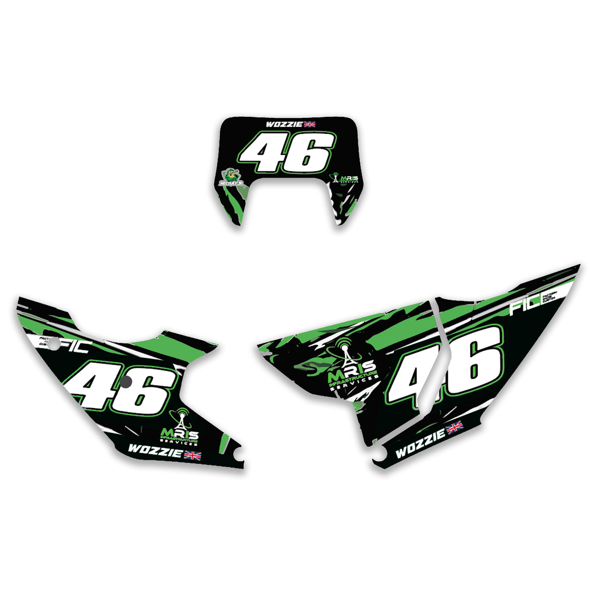 ALL HUSQVARNA CUSTOM PLATES MX AND ENDURO MXGP, ENDURO GP COMPLIANT