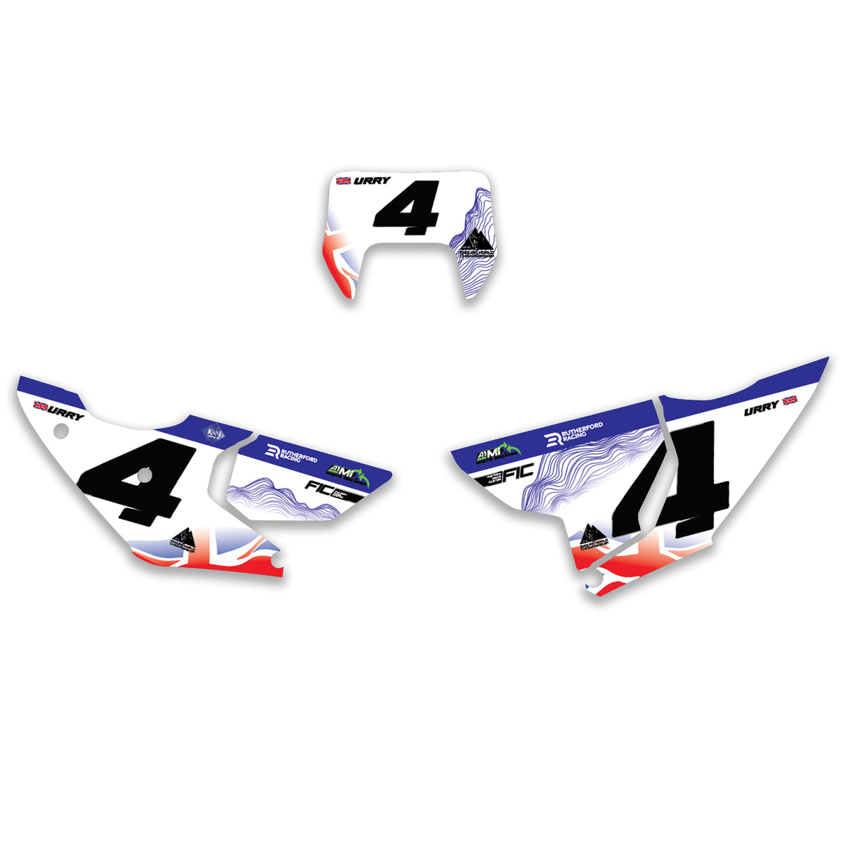 ALL HUSQVARNA CUSTOM PLATES MX AND ENDURO MXGP, ENDURO GP COMPLIANT