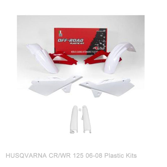 HUSQVARNA CR/WR 125 2006 - 2008 Start From WHITEOUT Graphics Kit