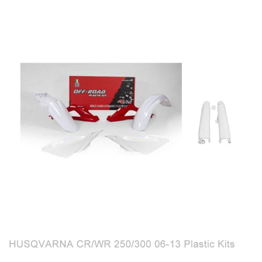 HUSQVARNA CR/WR 250/300 2006 - 2013 Start From WHITEOUT Graphics Kit