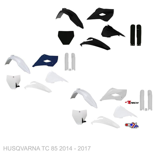 HUSQVARNA TC 85 2014 - 2017 Start From WHITEOUT Graphics Kit