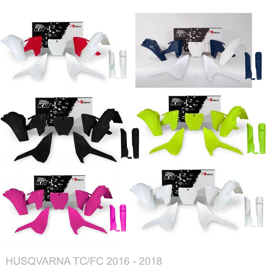 HUSQVARNA TC 125 2016 - 2018 Start From WHITEOUT Graphics Kit