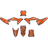 ALL KTM CUSTOM ILLUSTRATED DESIGN GRAPHICS DECAL KIT