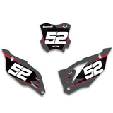 ALL KAWASAKI CUSTOM PLATES MX AND ENDURO MXGP, ENDURO GP COMPLIANT