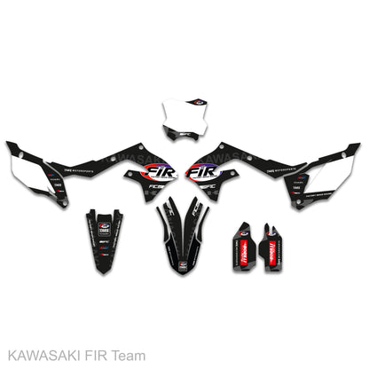 KAWASAKI KX 250 2021 - 2023 FIR Team Graphics Kit