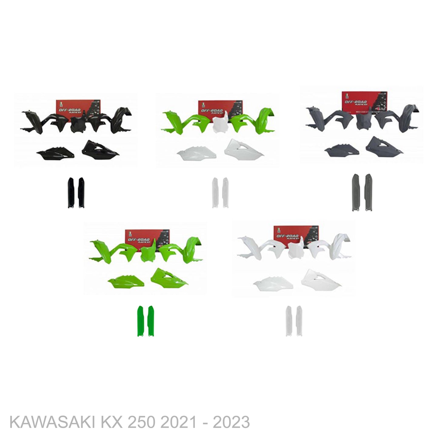 KAWASAKI KX 250 2021 - 2023 Start From Scratch Graphics Kits