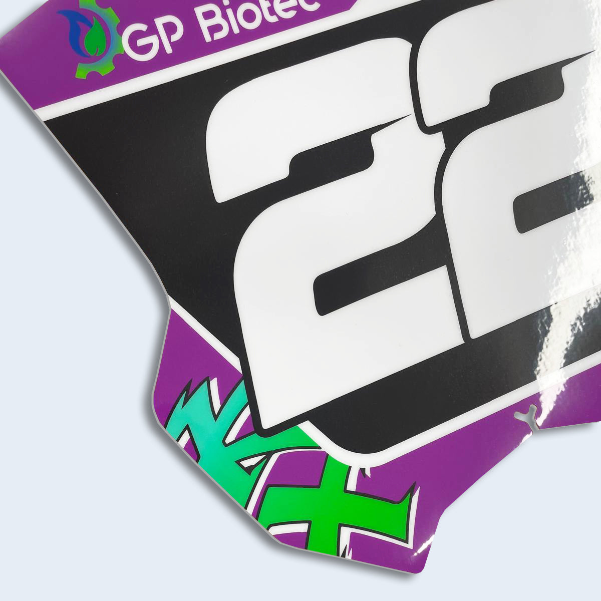 KAWASAKI PURPLE STRIKE DESIGN CUSTOM GRAPHICS DECAL KIT