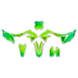 ALL KAWASAKI KX KXF CUSTOM ILLUSTRATED DESIGN GRAPHICS DECAL KIT