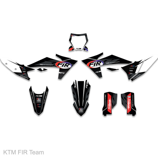 KTM SX 50 2016 - 2023 FIR Team Graphics Kit