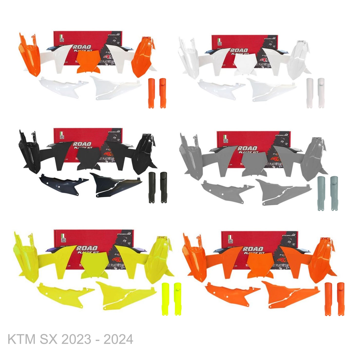 KTM SX/SXF 125/250/300/350/450 2023 - 2024 Factory Graphics Kit