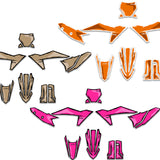 ALL KTM CUSTOM ILLUSTRATED DESIGN GRAPHICS DECAL KIT