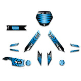 REVVI 12" 16" 18" 20" CUSTOM ANNIVERSARY BLUE GRAPHICS DECAL KIT
