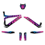 REVVI 12" 16" 18" 20" CUSTOM ANNIVERSARY PINK PURPLE GRAPHICS DECAL KIT