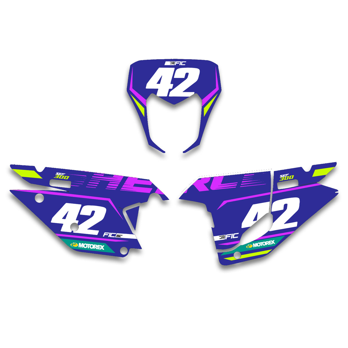 ALL SHERCO CUSTOM PLATES MX AND ENDURO MXGP, ENDURO GP COMPLIANT
