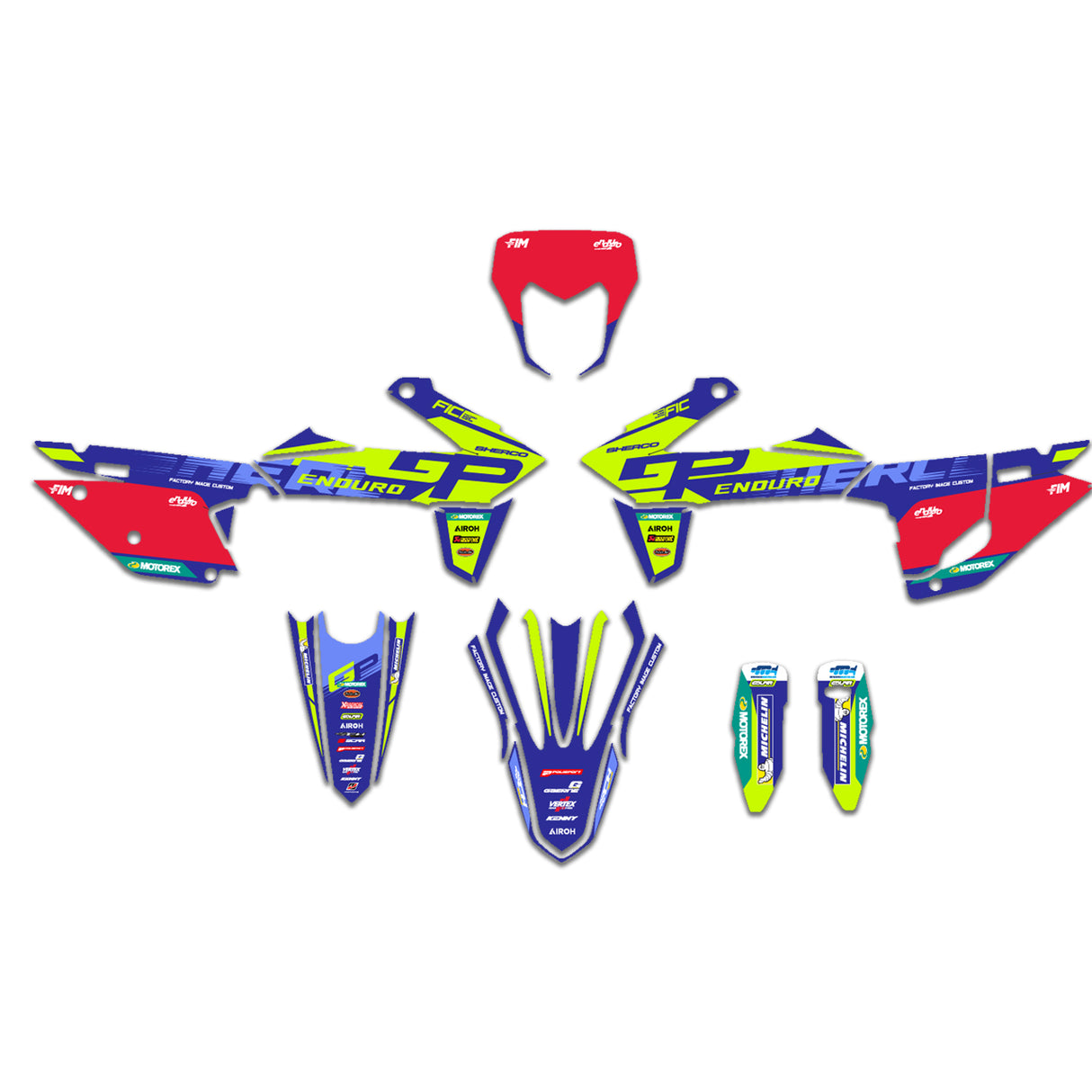 ALL SHERCO SE SER SEF GP REPLICA 2026 STYLE CUSTOM GRAPHICS DECAL KIT