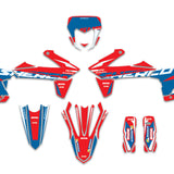 SHERCO SE SER SEF RED WHITE BLUE CUSTOM GRAPHICS DECAL KIT