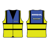 EVENT HI VIS BIBS FOR MARSHALS/STEWARDS FULL CUSTOMISATION