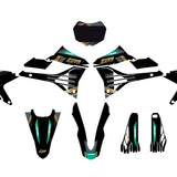 ALL TM CUSTOM BLACK EDITION REPLICA DESIGN CUSTOM GRAPHICS KIT