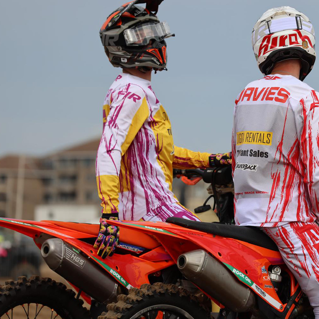 FIR EFFEX PANTS PURPLE YELLOW WHITE MX & ENDURO PANTS