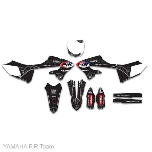YAMAHA WR 450F 2019 - 2022 FIR Team Graphics Kit
