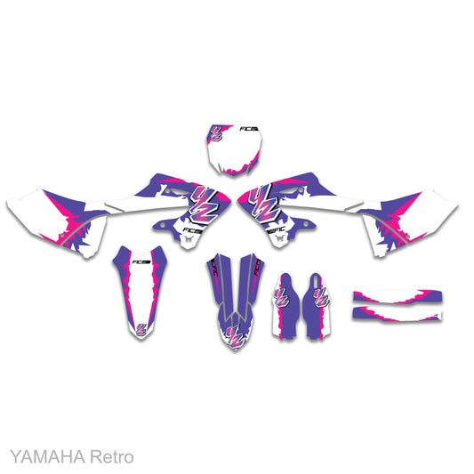 YAMAHA YZ 125/250 2015 - 2021 Retro Graphics Kit