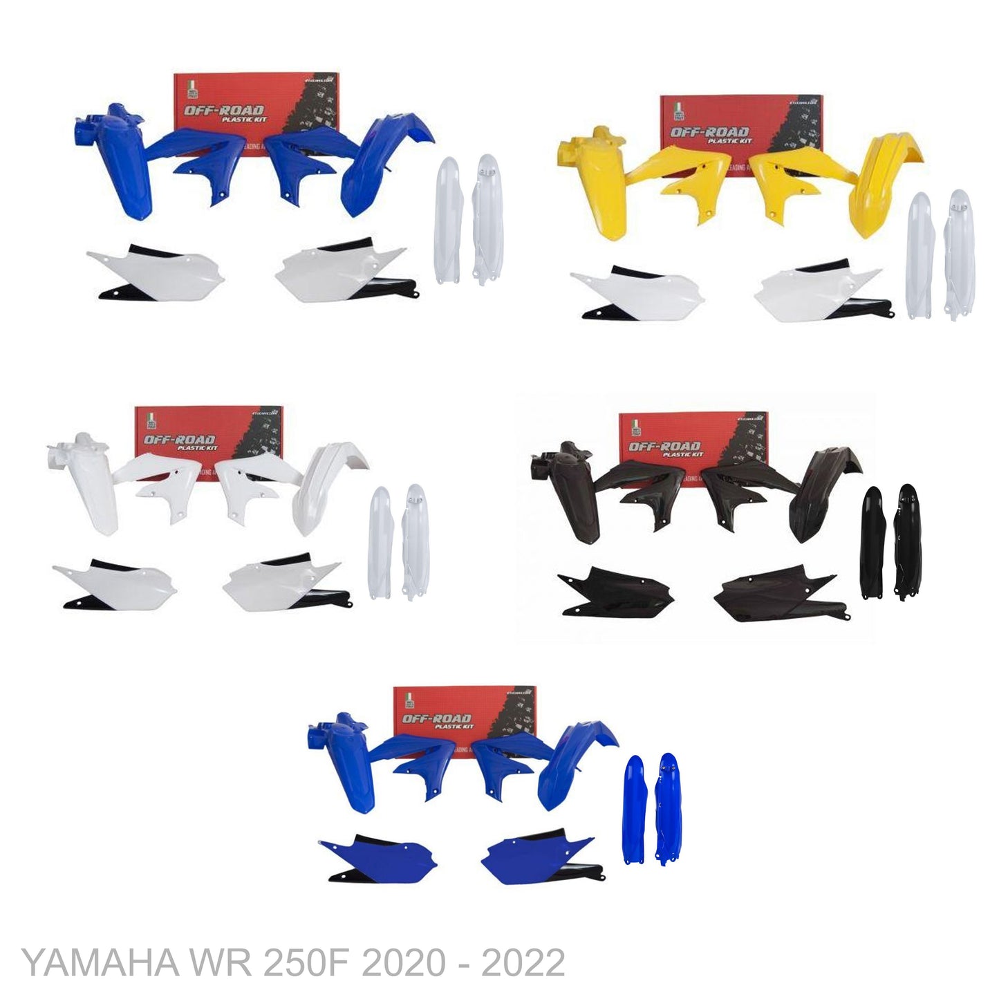 YAMAHA WR 250F 2020 - 2022 FIR Team Graphics Kit