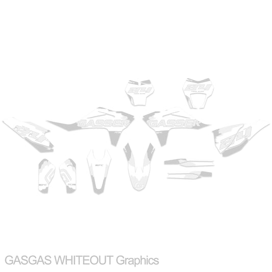 GasGas EC 250-450 21-24 Start From WHITEOUT Graphics Kit