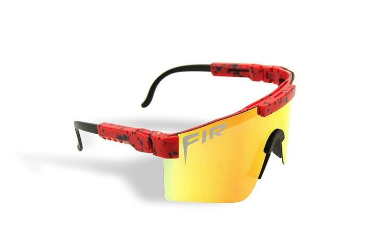 Red FIR Wrap Around Polarised UV400 Sunglasses