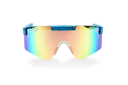 Light Blue FIR Wrap Around Polarised UV400 Sunglasses