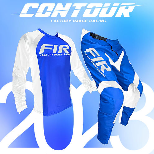 Contour Blue MX Jersey