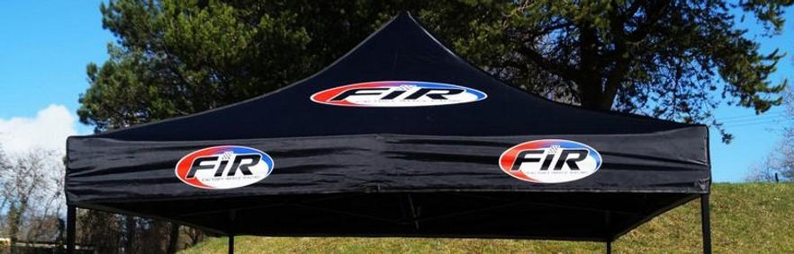 FIR Logo 3x3m Race Tent Replacement Roof Canopy