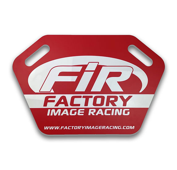 Pit Board Color Rd FIR PIT BOARD RED – Factory Image Racing
