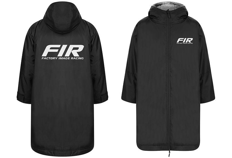 Youth Black FIR Rain Coat Changing Robe